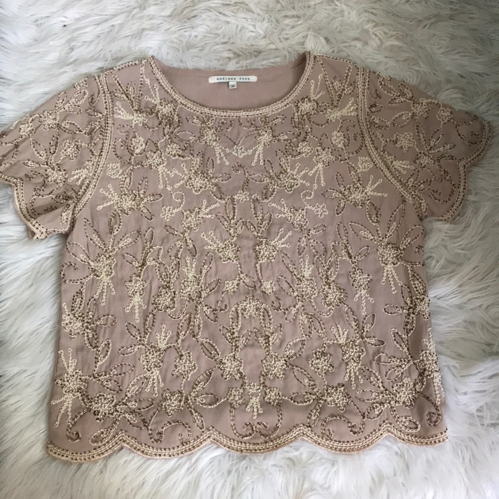 Beaded blouse